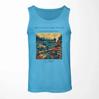 Thumbnail for VINTAGE G4488 - The Logging Camp Lifeline - Designed Tank Tops design on skyblue