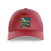Thumbnail for VINTAGE G4495 - The Monsoon Break Sprint - Printed Hat design on darkred