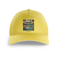 Thumbnail for VINTAGE G4497 - The Paddy Reflection Roads - Printed Hat design on yellow