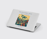 Thumbnail for VINTAGE G4498 - The Spice Market Circle - Designed MacBook Cases design on lightgray