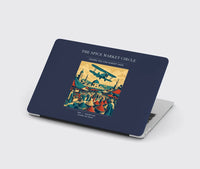 Thumbnail for VINTAGE G4498 - The Spice Market Circle - Designed MacBook Cases design on navyblue