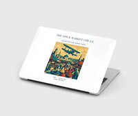 Thumbnail for VINTAGE G4498 - The Spice Market Circle - Designed MacBook Cases design on white