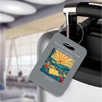 Thumbnail for VINTAGE G4500 - The Five Hundredth Sunrise - Acrylic Luggage Tags design on gray