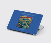 Thumbnail for VINTAGE G4502 - The Factory Night Shift - Designed MacBook Cases design on blue