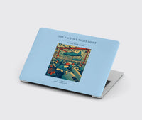 Thumbnail for VINTAGE G4502 - The Factory Night Shift - Designed MacBook Cases design on lightblue