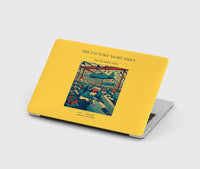 Thumbnail for VINTAGE G4502 - The Factory Night Shift - Designed MacBook Cases design on yellow