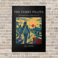 Thumbnail for VINTAGE G4503 - The Ferry Pilots - Vertical Canvas Prints design on black no-frame
