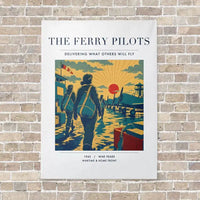 Thumbnail for VINTAGE G4503 - The Ferry Pilots - Vertical Canvas Prints design on white no-frame