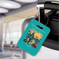 Thumbnail for VINTAGE G4503 - The Ferry Pilots - Acrylic Luggage Tags design on turquoise