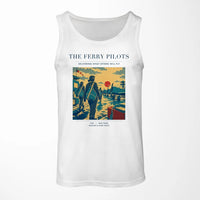 Thumbnail for VINTAGE G4503 - The Ferry Pilots - Designed Tank Tops design on white