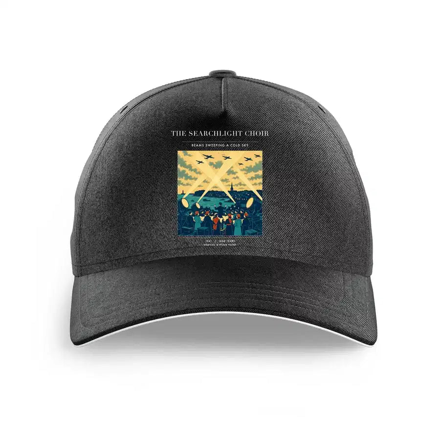 VINTAGE G4504 - The Searchlight Choir - Printed Hat design on black