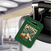 Thumbnail for VINTAGE G4508 - The Parachute Loft - Acrylic Luggage Tags design on darkgreen