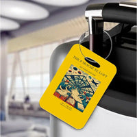 Thumbnail for VINTAGE G4508 - The Parachute Loft - Acrylic Luggage Tags design on yellow