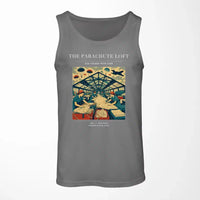 Thumbnail for VINTAGE G4508 - The Parachute Loft - Designed Tank Tops design on gray