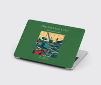 Thumbnail for VINTAGE G4509 - The Salvage Yard - Designed MacBook Cases design on green