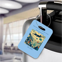 Thumbnail for VINTAGE G4512 - The Supply Drop Over The Valley - Acrylic Luggage Tags design on lightblue