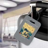 Thumbnail for VINTAGE G4517 - The Desert Landing Ground - Acrylic Luggage Tags design on gray