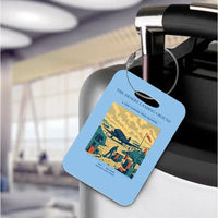 Thumbnail for VINTAGE G4517 - The Desert Landing Ground - Acrylic Luggage Tags design on lightblue