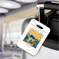 Thumbnail for VINTAGE G4517 - The Desert Landing Ground - Acrylic Luggage Tags design on white