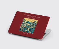 Thumbnail for VINTAGE G4518 - The Mountain Supply Hop - Designed MacBook Cases design on darkred