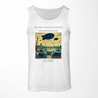 Thumbnail for VINTAGE G4521 - The Barrage Balloon Morning - Designed Tank Tops design on white