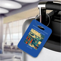 Thumbnail for VINTAGE G4522 - The Ration Queue By The Field - Acrylic Luggage Tags design on blue