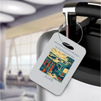 Thumbnail for VINTAGE G4522 - The Ration Queue By The Field - Acrylic Luggage Tags design on lightgray