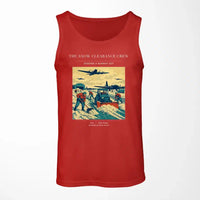 Thumbnail for VINTAGE G4523 - The Snow Clearance Crew - Designed Tank Tops design on red