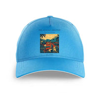 Thumbnail for VINTAGE G4524 - The Jungle Airstrip - Printed Hat design on lightblue