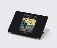 Thumbnail for VINTAGE G4526 - The Pigeon Loft - Designed MacBook Cases design on black