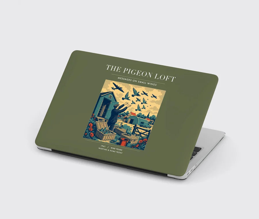 VINTAGE G4526 - The Pigeon Loft - Designed MacBook Cases design on greenarmy