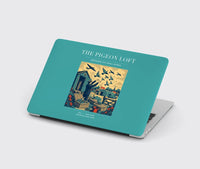 Thumbnail for VINTAGE G4526 - The Pigeon Loft - Designed MacBook Cases design on turquoise