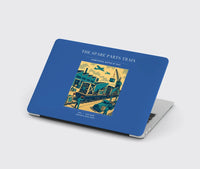 Thumbnail for VINTAGE G4527 - The Spare Parts Train - Designed MacBook Cases design on blue