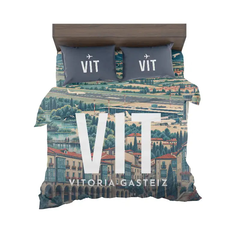 Vitoria Airport (VIT) Bedding Sets & Blankets - Bedding Set - Scene