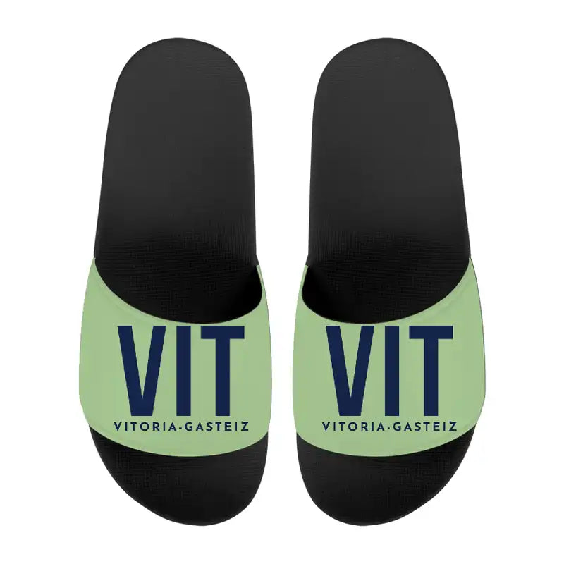 Vitoria Airport (VIT) Slippers & Flip Flops - Slippers - Sport - Code - Light Green