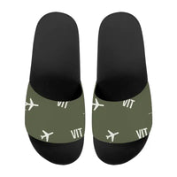 Thumbnail for Vitoria Airport (VIT) Slippers & Flip Flops - Slippers - Sport - Pattern - Green Army