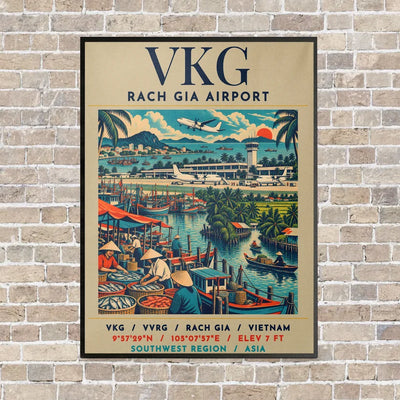 VKG - Poster - Canvas Framed - Beige