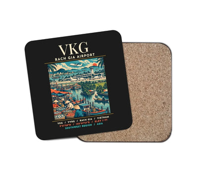 VKG - Poster - Coaster - Black