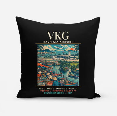 VKG - Poster - Pillow - Black