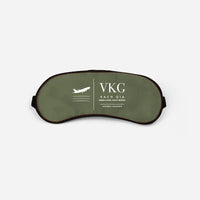 Thumbnail for Rach Gia Airport (VKG) Sleep Masks - Sleep Mask - Front - Green Army