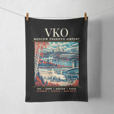 VKO - Poster - Towel - Black