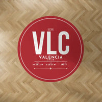 Thumbnail for Valencia Airport (VLC) Carpets - Carpet Round - ID Tag - Red