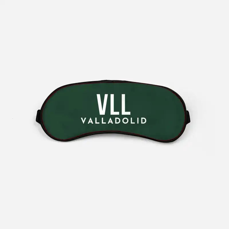 Valladolid Airport (VLL) Sleep Masks - Sleep Mask - Code - Dark Green