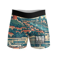 Thumbnail for Vilnius Airport (VNO) Men Boxers - Scene + Name