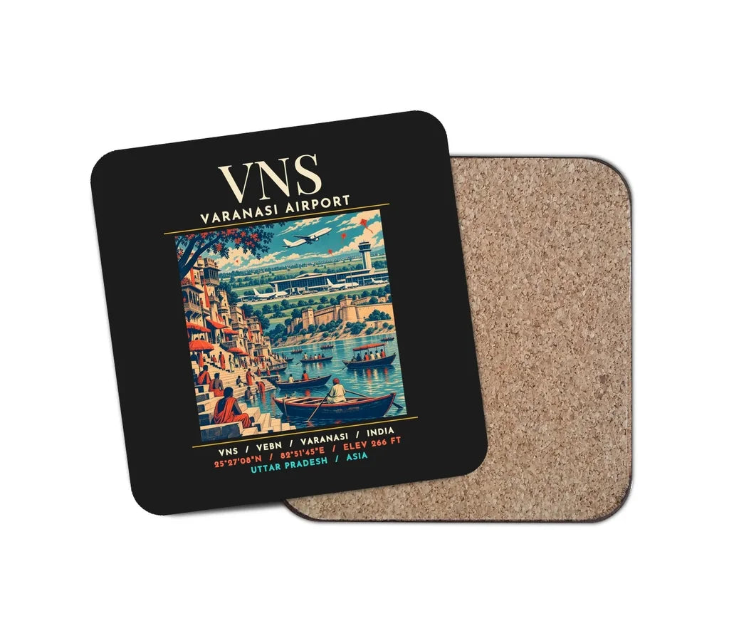 VNS - Poster - Coaster - Black