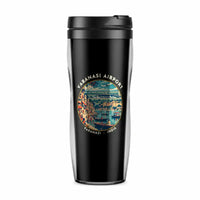 Thumbnail for Lal Bahadur Shastri International Airport (VNS) Travel Mugs - Badge - Plastic (No Holder) - Black