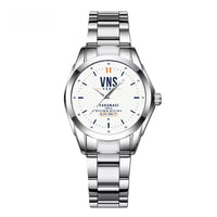 Thumbnail for Lal Bahadur Shastri International Airport (VNS) Aviator Watches - Classic - White - Stainless Steel Band - For Children & Women