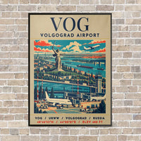 Thumbnail for VOG - Poster - Canvas Framed - Beige