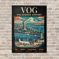 Thumbnail for VOG - Poster - Canvas Framed - Black
