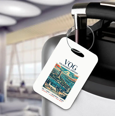 VOG - Poster - Luggage Tag - White